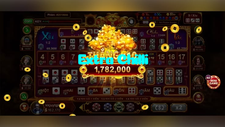 Extra Chilli casino presented on mobile device in Pakistan with slots and live games